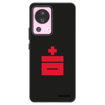 Picasee crna silikonska maskica za Xiaomi 13 Lite - Le Plastenciaga