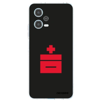 Picasee silikonska prozirna maskica za Xiaomi Redmi Note 12 5G - Le Plastenciaga