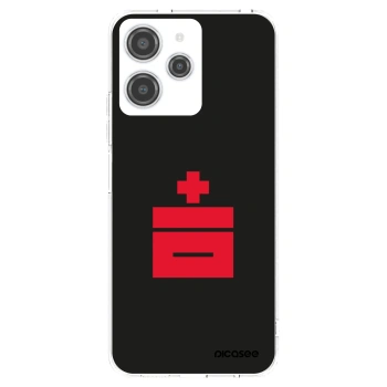Picasee silikonska prozirna maskica za Xiaomi Redmi 12 4G - Le Plastenciaga