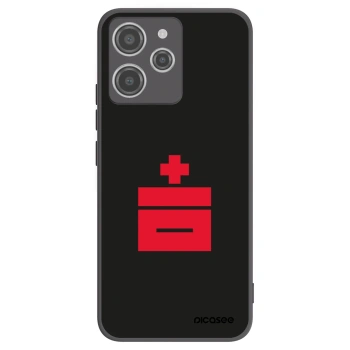 Picasee crna silikonska maskica za Xiaomi Redmi 12 4G - Le Plastenciaga