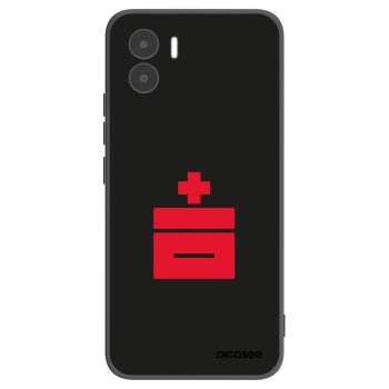 Picasee crna silikonska maskica za Xiaomi Redmi A2 - Le Plastenciaga