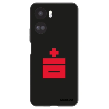 Picasee crna silikonska maskica za Honor 90 Lite 5G - Le Plastenciaga