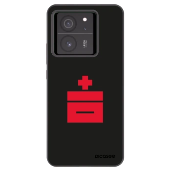 Picasee crna silikonska maskica za Xiaomi 13T Pro - Le Plastenciaga