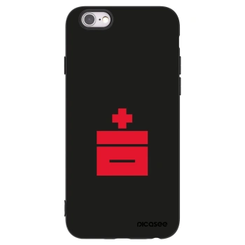 Picasee crna silikonska maskica za Apple iPhone 6/6S - Le Plastenciaga