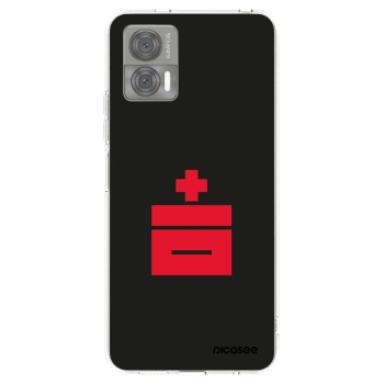 Picasee silikonska prozirna maskica za Motorola Edge 30 Neo - Le Plastenciaga