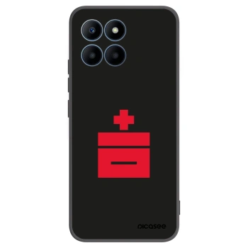 Picasee crna silikonska maskica za Honor 70 Lite - Le Plastenciaga