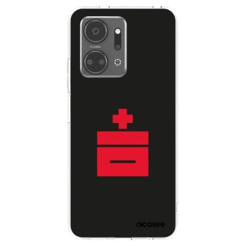 Picasee silikonska prozirna maskica za Honor X7a - Le Plastenciaga