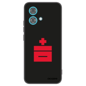 Picasee crna silikonska maskica za Motorola Edge 40 Neo - Le Plastenciaga