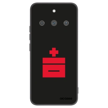 Picasee crna silikonska maskica za Realme 11 Pro+ - Le Plastenciaga