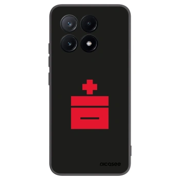Picasee crna silikonska maskica za Xiaomi Poco X6 Pro - Le Plastenciaga