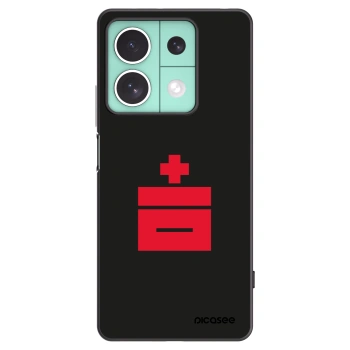 Picasee crna silikonska maskica za Xiaomi Redmi Note 13 5G - Le Plastenciaga