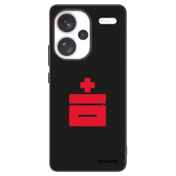 Picasee crna silikonska maskica za Xiaomi Redmi Note 13 Pro+ 5G - Le Plastenciaga