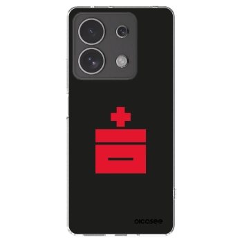 Picasee silikonska prozirna maskica za Xiaomi Redmi Note 13 4G - Le Plastenciaga