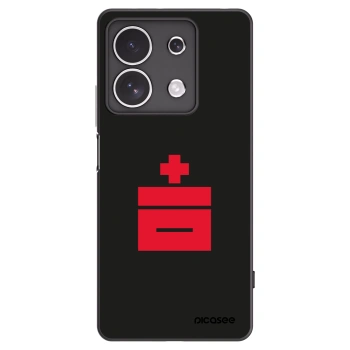 Picasee crna silikonska maskica za Xiaomi Redmi Note 13 4G - Le Plastenciaga