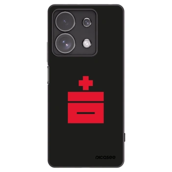 Picasee crna silikonska maskica za Xiaomi Redmi Note 13 Pro 4G - Le Plastenciaga