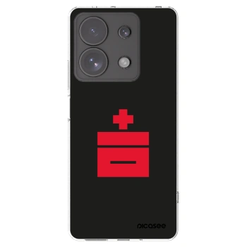 Picasee silikonska prozirna maskica za Xiaomi Redmi Note 13 Pro 4G - Le Plastenciaga
