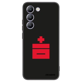 Picasee crna silikonska maskica za Vivo V40 SE 5G - Le Plastenciaga