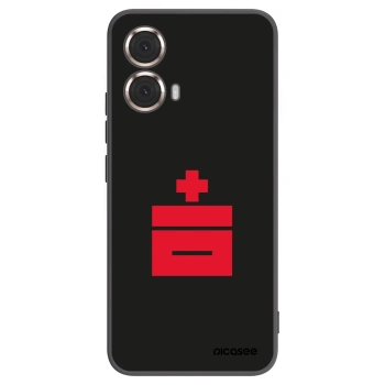 Picasee crna silikonska maskica za Motorola Moto G85 - Le Plastenciaga