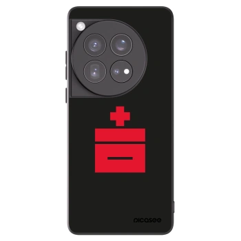 Picasee crna silikonska maskica za OnePlus 12 5G - Le Plastenciaga