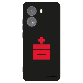 Picasee crna silikonska maskica za Xiaomi Poco X7 - Le Plastenciaga