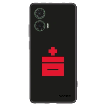 Picasee crna silikonska maskica za Motorola Moto G35 5G - Le Plastenciaga