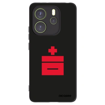 Picasee crna silikonska maskica za Xiaomi Redmi Note 14 4G - Le Plastenciaga
