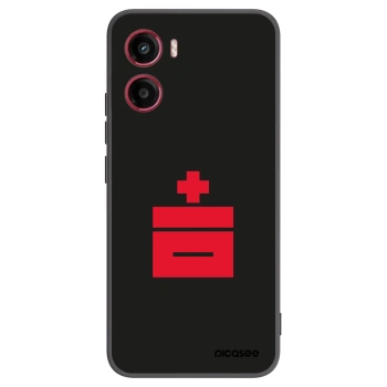 Picasee crna silikonska maskica za Motorola Moto G05 - Le Plastenciaga