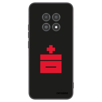 Picasee crna silikonska maskica za Realme 12X - Le Plastenciaga