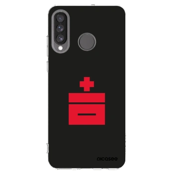 Picasee silikonska prozirna maskica za Huawei P30 Lite - Le Plastenciaga