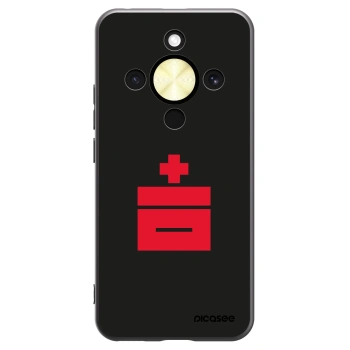 Picasee crna silikonska maskica za Honor Magic8 Lite 5G - Le Plastenciaga