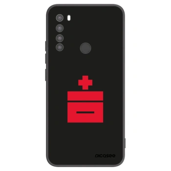 Picasee crna silikonska maskica za Xiaomi Redmi Note 8 - Le Plastenciaga