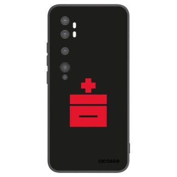 Picasee crna silikonska maskica za Xiaomi Mi Note 10 (Pro) - Le Plastenciaga