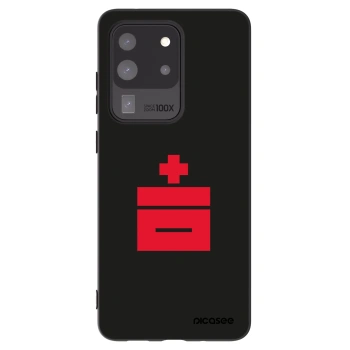 Picasee crna silikonska maskica za Samsung Galaxy S20 Ultra 5G G988F - Le Plastenciaga