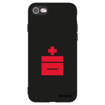 Picasee crna silikonska maskica za Apple iPhone SE 2020 - Le Plastenciaga