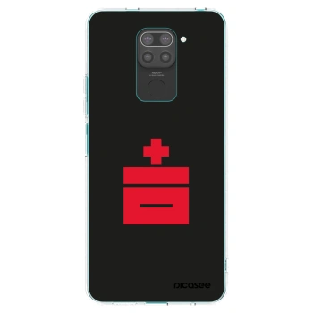 Picasee crna silikonska maskica za Xiaomi Redmi Note 9 - Le Plastenciaga