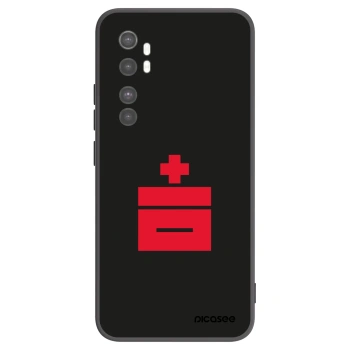 Picasee crna silikonska maskica za Xiaomi Mi Note 10 Lite - Le Plastenciaga
