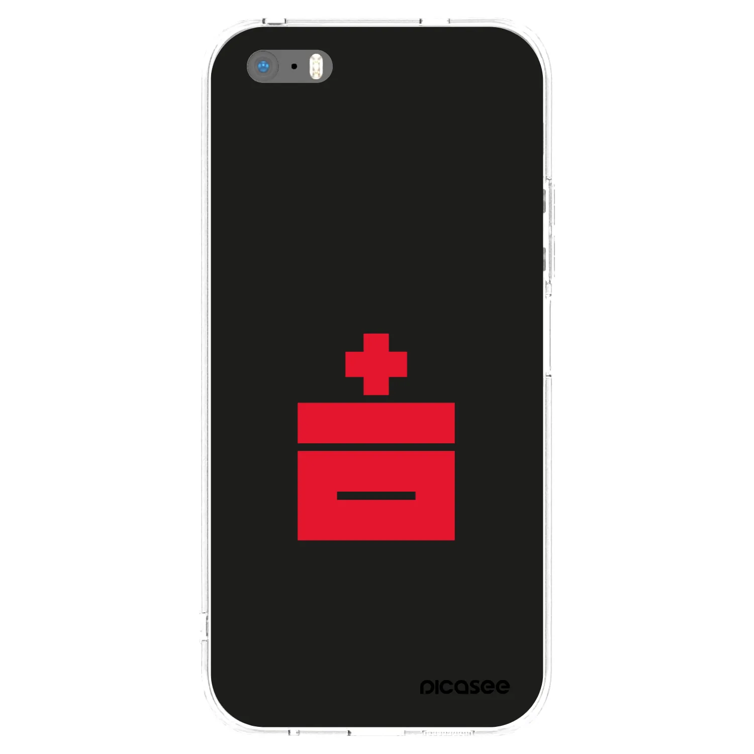 Picasee silikonska prozirna maskica za Apple iPhone 5/5S/SE - Le Plastenciaga