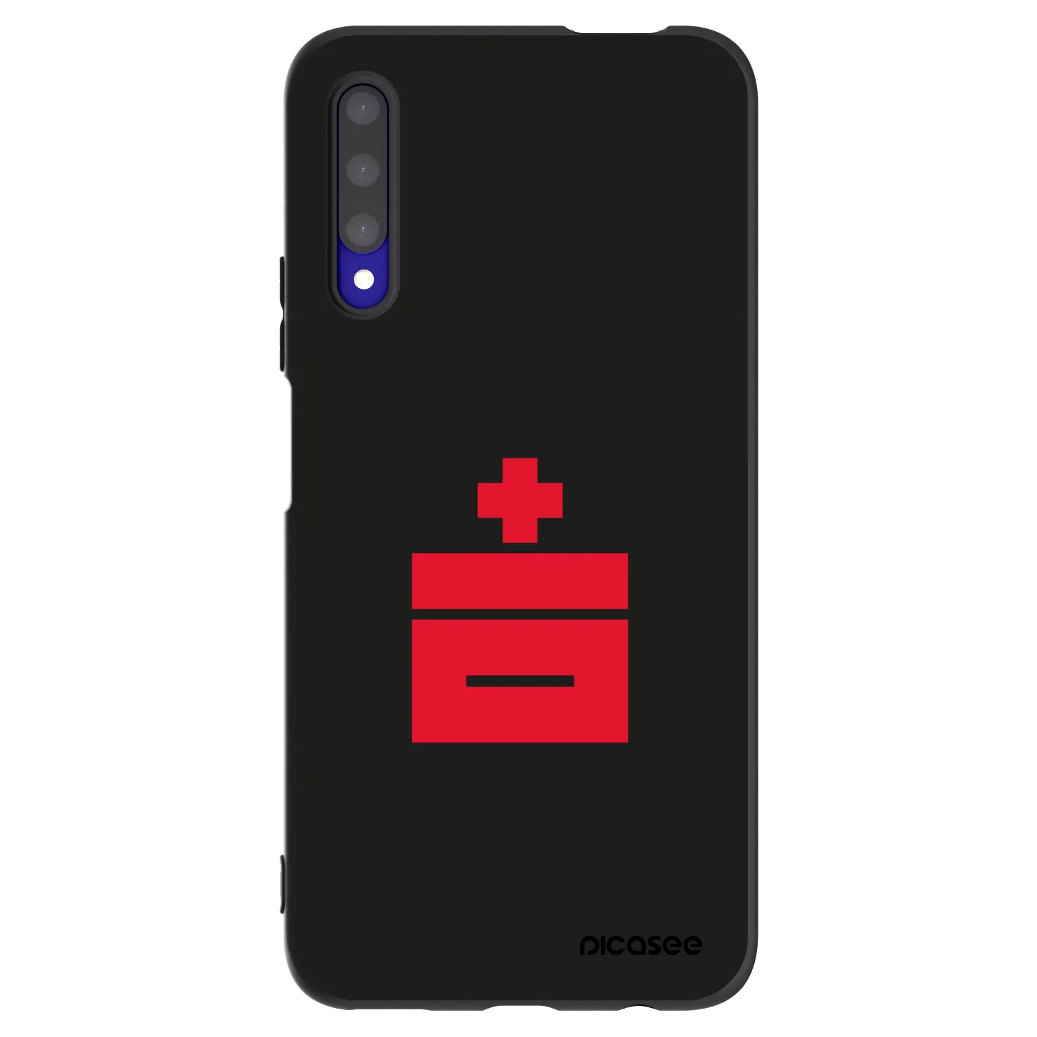 Picasee crna silikonska maskica za Honor 9X Pro - Le Plastenciaga