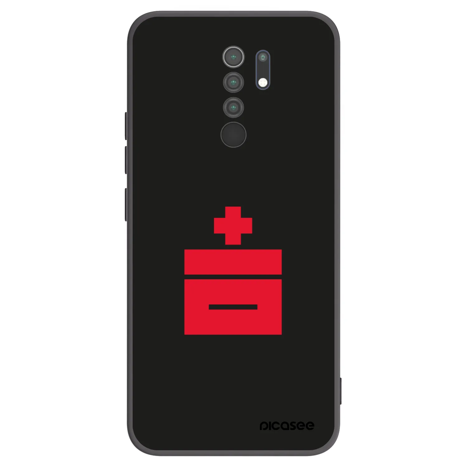 Picasee crna silikonska maskica za Xiaomi Redmi 9 - Le Plastenciaga