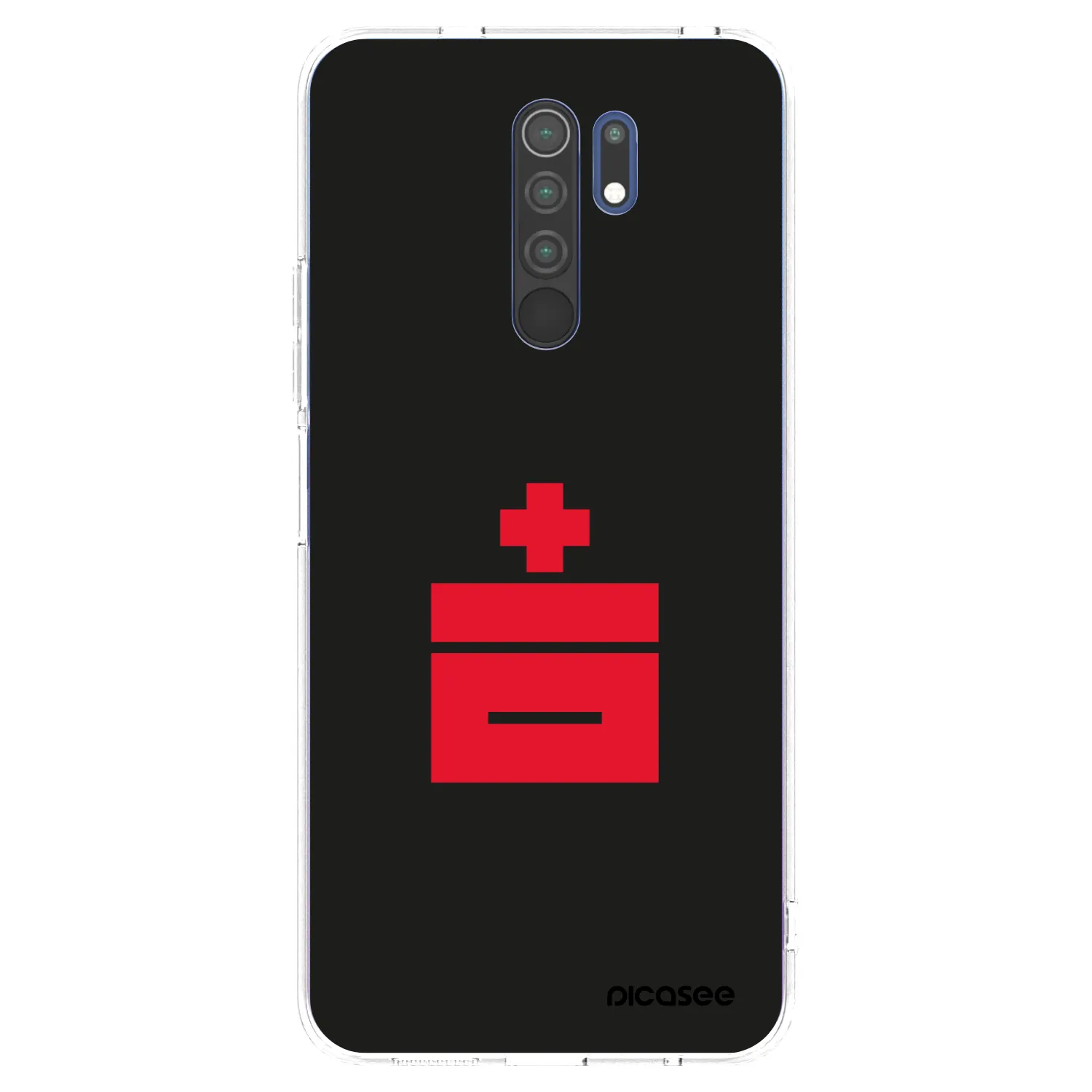 Picasee silikonska prozirna maskica za Xiaomi Redmi 9 - Le Plastenciaga