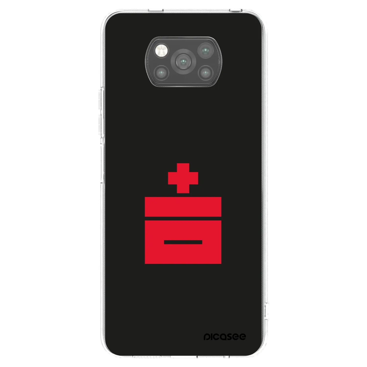 Picasee crna silikonska maskica za Xiaomi Poco X3 - Le Plastenciaga