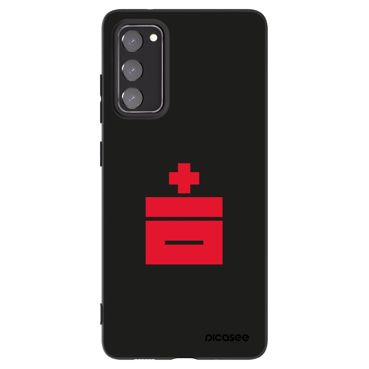 Picasee crna silikonska maskica za Samsung Galaxy S20 FE - Le Plastenciaga