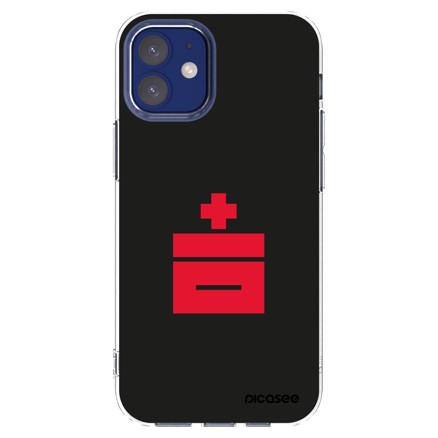 Picasee silikonska prozirna maskica za Apple iPhone 12 mini - Le Plastenciaga