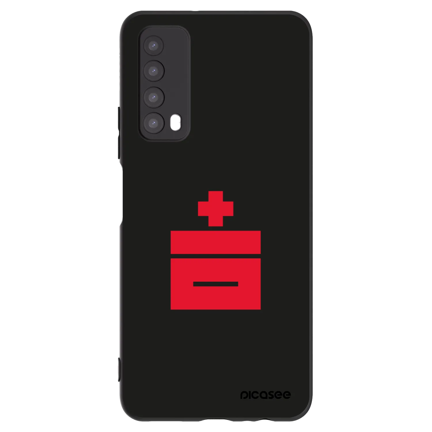 Picasee crna silikonska maskica za Huawei P Smart 2021 - Le Plastenciaga