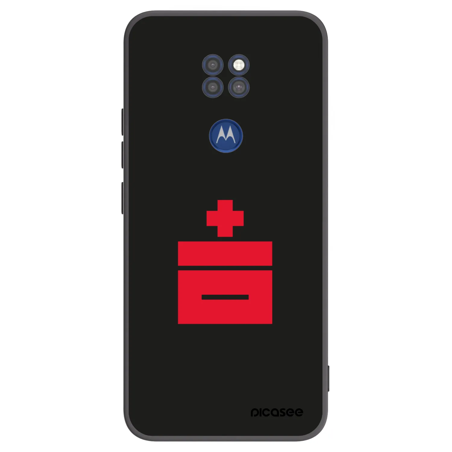 Picasee crna silikonska maskica za Motorola Moto G9 Play - Le Plastenciaga