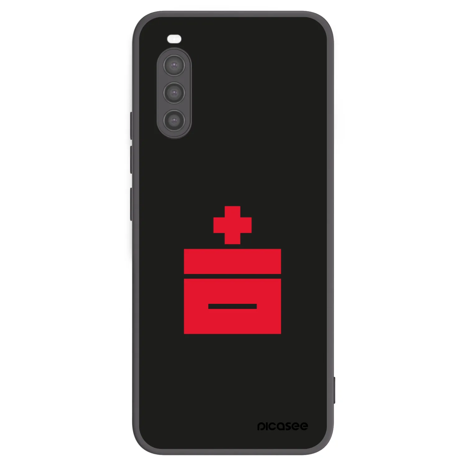 Picasee crna silikonska maskica za Sony Xperia 10 II - Le Plastenciaga