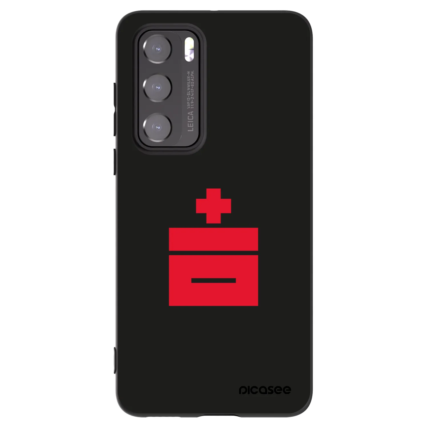 Picasee crna silikonska maskica za Huawei P40 - Le Plastenciaga