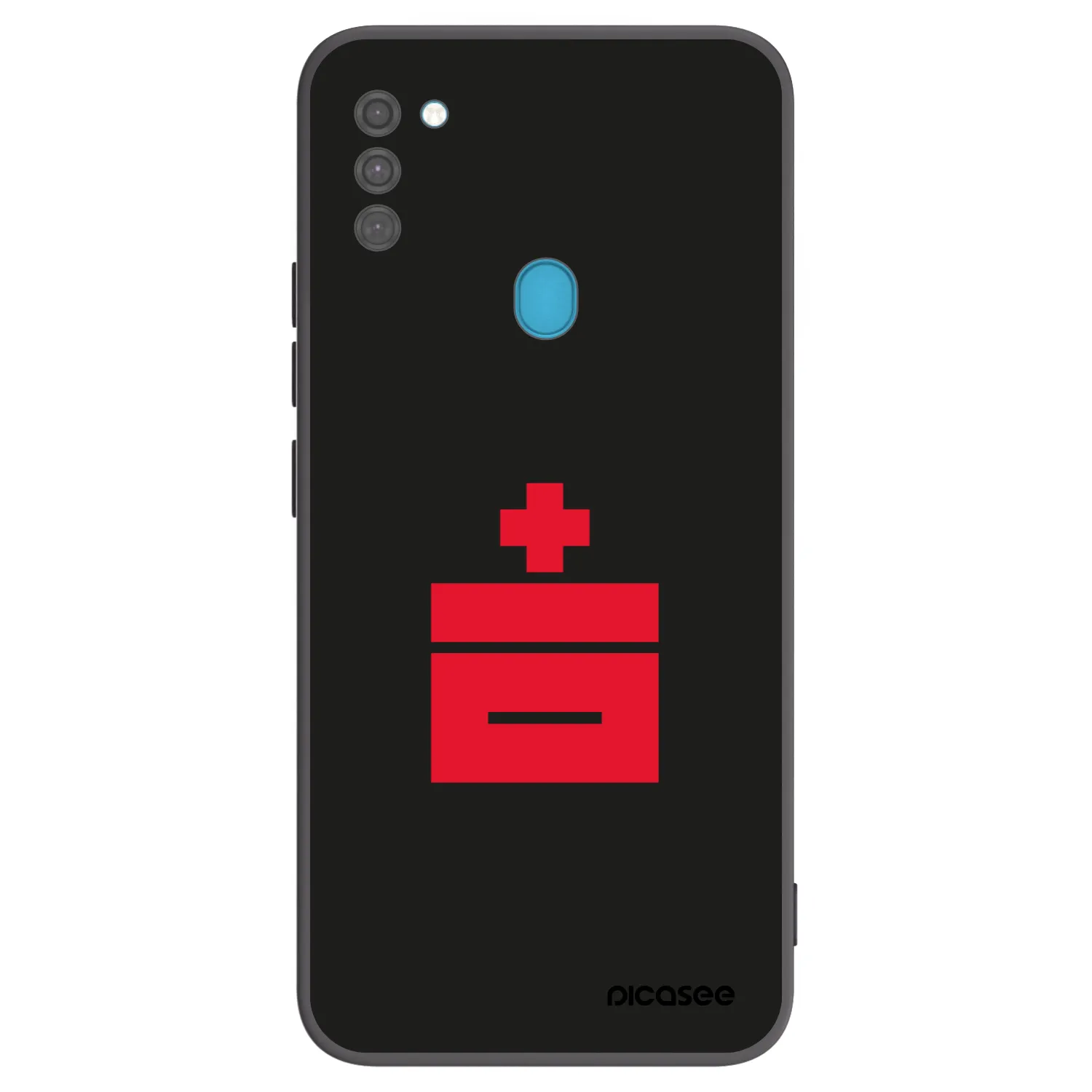 Picasee crna silikonska maskica za Samsung Galaxy M11 - Le Plastenciaga