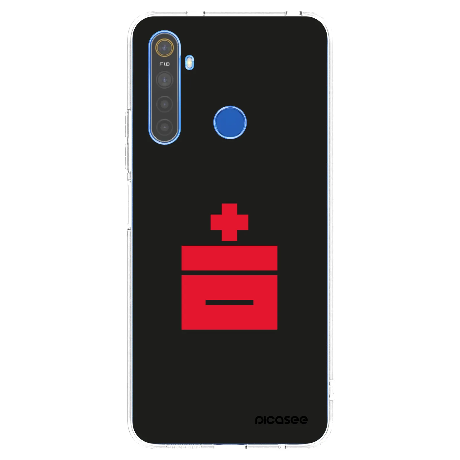 Picasee silikonska prozirna maskica za Realme 5 - Le Plastenciaga
