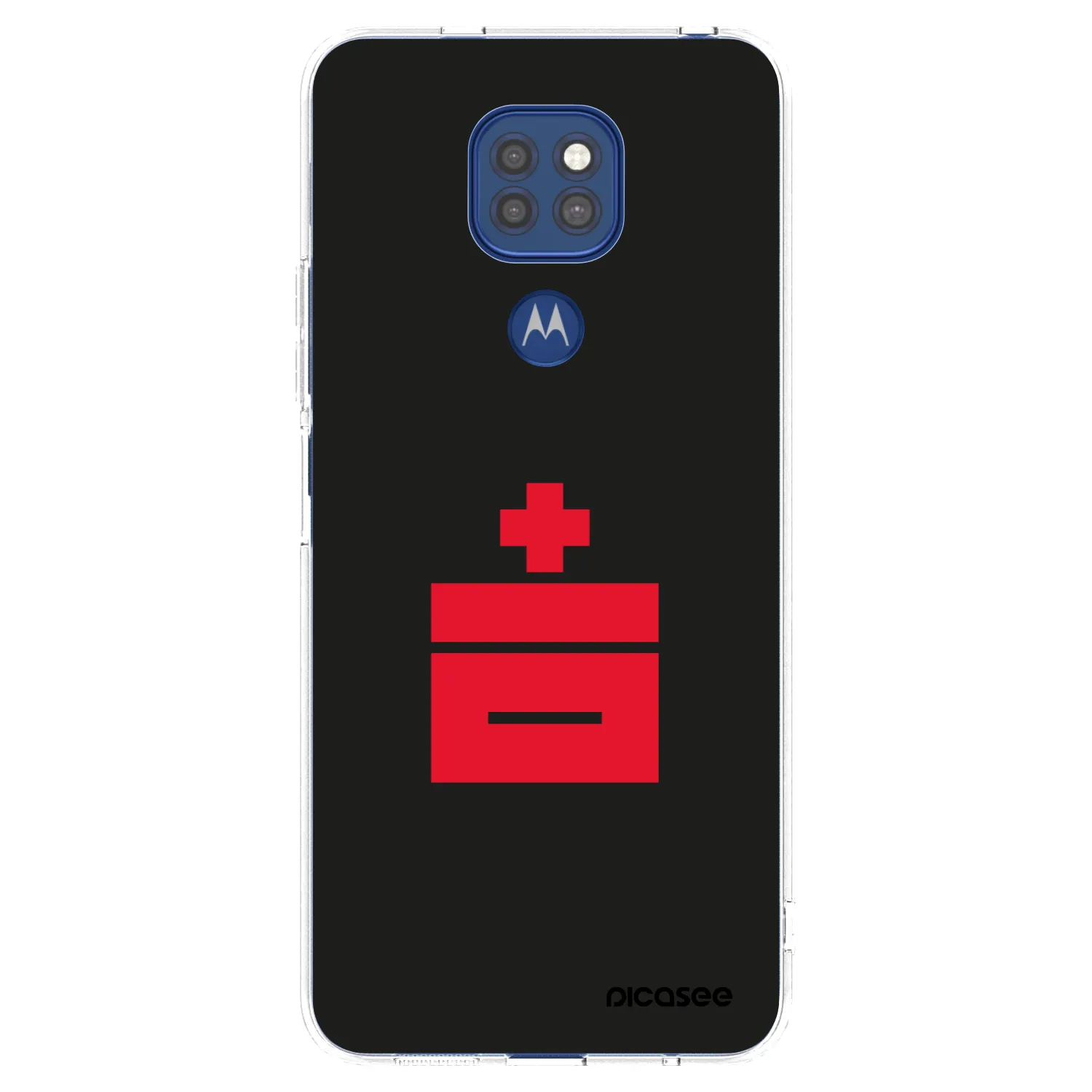 Picasee silikonska prozirna maskica za Motorola Moto G9 Play - Le Plastenciaga